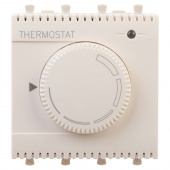 DKC Avanti Ванильная дымка Термостат для теплых полов 2 модуля