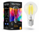 Лампа светодиодная Voltega да colors E27 7Вт 2800K VG10-A60E27warm7W-FHR