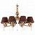 Подвесная люстра Maytoni Chester RC0100-PL-08-R