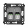 DKC Avanti Закаленная сталь Компьютерная розетка RJ-45 двойная категория 6А DKC Avanti Закаленная сталь Компьютерная розетка RJ-45 двойная категория 6А