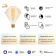Лампа светодиодная с управлением через Wi-Fi Gauss Smart Home E27 7Вт 2500K 1350112 Лампа светодиодная с управлением через Wi-Fi Gauss Smart Home E27 7Вт 2500K 1350112