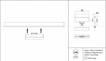Накладной светильник Maytoni Track lamps TR013-2-20W4K-B