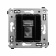 DKC Avanti Черный квадрат Компьютерная розетка RJ-45 один категория 6А DKC Avanti Черный квадрат Компьютерная розетка RJ-45 один категория 6А