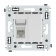 DKC Avanti Белое облако Компьютерная розетка RJ-45 в стену, кат.6 одинарная DKC Avanti Белое облако Компьютерная розетка RJ-45 в стену, кат.6 одинарная
