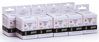 Лампа светодиодная Gauss Led Elementary A60 E27 15Вт 3000K 23215