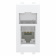DKC Avanti Белое облако Компьютерная розетка RJ-45  категория 6А 1 модуль