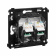 DKC Avanti Закаленная сталь Компьютерная розетка RJ-45 двойная категория 6А DKC Avanti Закаленная сталь Компьютерная розетка RJ-45 двойная категория 6А
