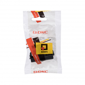 DKC Avanti Черный матовый Компьютерная розетка RJ-45  категория 6 1 модуль
