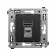 DKC Avanti Черный матовый Компьютерная розетка RJ-45 категория 6 экранированная DKC Avanti Черный матовый Компьютерная розетка RJ-45 категория 6 экранированная