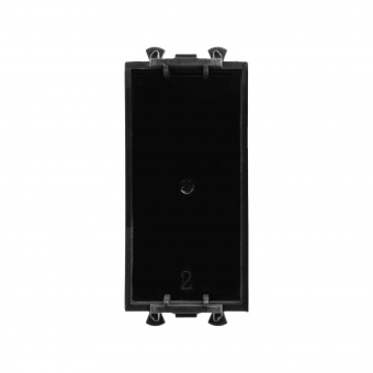 DKC Avanti Черный матовый Заглушка 1 модуль