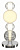Настольная лампа декоративная Maytoni Collar MOD301TL-L18CH3K