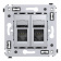 DKC Avanti Закаленная сталь Компьютерная розетка RJ-45 двойная категория 6 DKC Avanti Закаленная сталь Компьютерная розетка RJ-45 двойная категория 6