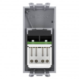 DKC Avanti Закаленная сталь Компьютерная розетка RJ-45  категория 6А 1 модуль
