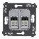DKC Avanti Закаленная сталь Компьютерная розетка RJ-45 двойная категория 6 DKC Avanti Закаленная сталь Компьютерная розетка RJ-45 двойная категория 6