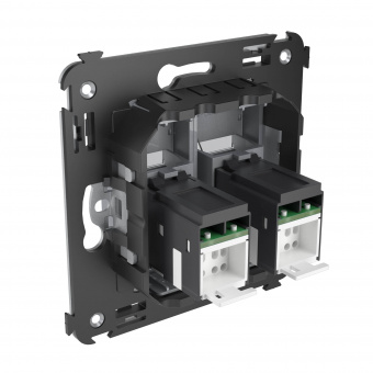 DKC Avanti Закаленная сталь Компьютерная розетка RJ-45 двойная  категория 6