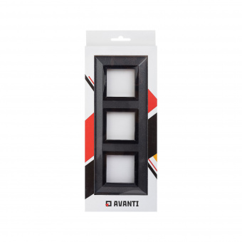 DKC Avanti Темно-Серый Металл Рамка 6 модулей