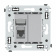 DKC Avanti Закаленная сталь Компьютерная розетка RJ-45 одинарная категория 5e экранированная DKC Avanti Закаленная сталь Компьютерная розетка RJ-45 одинарная категория 5e экранированная