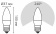 Лампа светодиодная Gauss Led Elementary Candle E27 6Вт 3000K 33216 Лампа светодиодная Gauss Led Elementary Candle E27 6Вт 3000K 33216