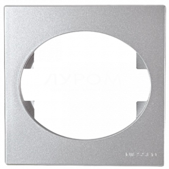 ABB Tacto, Рамка 1 пост, цвет - серебряный 5571 PL
