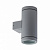 Настенный влагозащитный светильник MEGALIGHT WL 327 grey