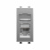 DKC Avanti Закаленная сталь Компьютерная розетка RJ-45 категория 6 экранированная 1 модуль DKC Avanti Закаленная сталь Компьютерная розетка RJ-45 категория 6 экранированная 1 модуль
