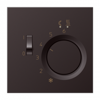 JUNG LS 990 Dark Накладка регулятора теплого пола (мех. FTR231U) ALFTR231PLD