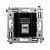 DKC Avanti Черный квадрат Компьютерная розетка RJ-45 одинарная  категория  6 экранированная