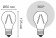 Лампа светодиодная Gauss Filament E27 15Вт 4100K 102902215 Лампа светодиодная Gauss Filament E27 15Вт 4100K 102902215