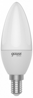 Лампа светодиодная Gauss Basic E14 5.5Вт 3000K 1033116