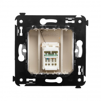 DKC Avanti Ванильная дымка Компьютерная розетка RJ-45 один  категория  6А