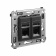 DKC Avanti Черный матовый телефонная розетка RJ-12 двойная DKC Avanti Черный матовый телефонная розетка RJ-12 двойная