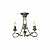 Люстра Elstead Interior, Арт. OV3-BLK-GOLD