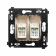 DKC Avanti Ванильная дымка Компьютерная розетка RJ-45 двойная категория 6 DKC Avanti Ванильная дымка Компьютерная розетка RJ-45 двойная категория 6