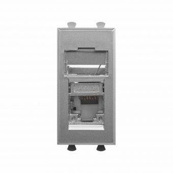 DKC Avanti Закаленная сталь Компьютерная розетка RJ-45  категория  5е экранированная 1 модуль