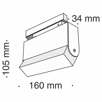 Накладной светильник Maytoni Track lamps TR013-2-10W4K-B