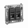 DKC Avanti Черный матовый Компьютерная розетка RJ-45 двойная категория 6А DKC Avanti Черный матовый Компьютерная розетка RJ-45 двойная категория 6А