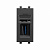 DKC Avanti Черный матовый Розетка тип А-А USB 3.0 1 модуль