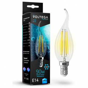 Лампа светодиодная Voltega Premium E14 7Вт 4000K VG10-CW35E14cold9W-F