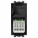 DKC Avanti Черный квадрат Компьютерная розетка RJ-45  категория 6А 1 модуль