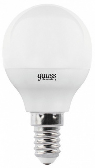 Лампа светодиодная Gauss LED Elementary Globe E14 8Вт 3000K 53118
