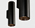 Светильник настенный ITALLINE DANNY W2 black