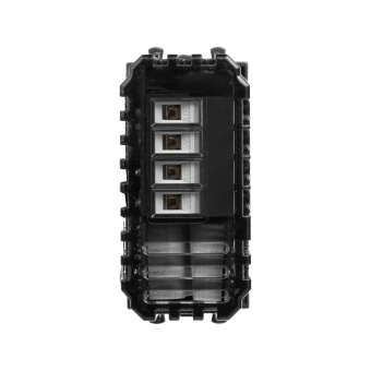 DKC Avanti Черный матовый Диммер кнопочный для LED ламп 1 модуль