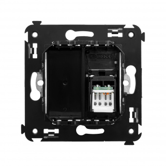 DKC Avanti Черный квадрат Компьютерная розетка RJ-45 один  категория 5e