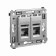 DKC Avanti Закаленная сталь Компьютерная розетка RJ-45 двойная категория 6 DKC Avanti Закаленная сталь Компьютерная розетка RJ-45 двойная категория 6