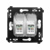 DKC Avanti Белое облако Компьютерная розетка RJ-45 двойная категория 6 DKC Avanti Белое облако Компьютерная розетка RJ-45 двойная категория 6