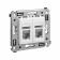 DKC Avanti Белое облако Компьютерная розетка RJ-45 двойная категория 6 экранированная DKC Avanti Белое облако Компьютерная розетка RJ-45 двойная категория 6 экранированная