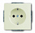 ABB Carat Axent Future белый chalet Розетка с/з 20 EUC-896-500 2CKA002011A6200