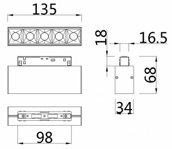 Накладной светильник Maytoni Points TR014-2-10W4K-W