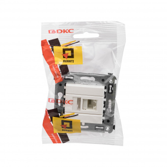 DKC Avanti Белое облако Компьютерная розетка RJ-45 один  категория  6А